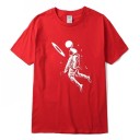 Herre-T-shirt med astronaut T2204 7