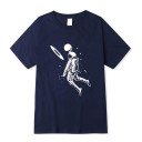 Herre-T-shirt med astronaut T2204 11