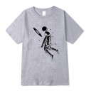 Herre-T-shirt med astronaut T2204 17