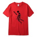 Herre-T-shirt med astronaut T2204 8
