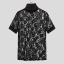 Herre T-shirt med gennemsigtighed T2290 2