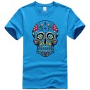 Herre t-shirt med kranium T2056 15