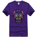 Herre t-shirt med kranium T2056 9
