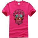 Herre t-shirt med kranium T2056 13