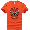 Herre t-shirt med kranium T2056 12