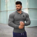 Herre T-shirt med lange ærmer F1791 1