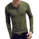 Herre T-shirt med lange ærmer T2062 2