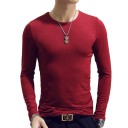 Herre T-shirt med lange ærmer T2062 1