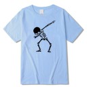 Herre-T-shirt med skelet T2063 17