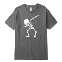 Herre-T-shirt med skelet T2063 19