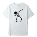 Herre-T-shirt med skelet T2063 20