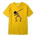 Herre-T-shirt med skelet T2063 21