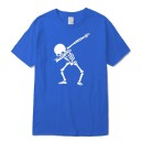 Herre-T-shirt med skelet T2063 3