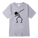 Herre-T-shirt med skelet T2063 4