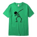 Herre-T-shirt med skelet T2063 6