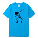 Herre-T-shirt med skelet T2063 7