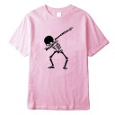 Herre-T-shirt med skelet T2063 12