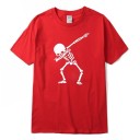 Herre-T-shirt med skelet T2063 16