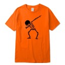 Herre-T-shirt med skelet T2063 11