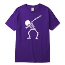 Herre-T-shirt med skelet T2063 14