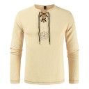 Herre T-shirt med snørebånd F799 6