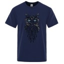 Herre-T-shirt med ugle T2164 6