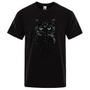 Herre-T-shirt med ugle T2164 1