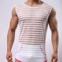 Herre tanktop med gennemsigtighed T1974 6