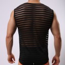 Herre tanktop med gennemsigtighed T1974 1