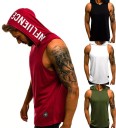 Herre tanktop med hætte F1831 1