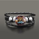 Herrearmbånd med Route 66-motiv 20