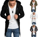 Herrecardigan med lynlås 1