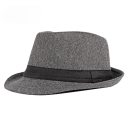 Herrehat Elegant tilbehør til et formelt jakkesæt Klassisk form Stilfuld og moderigtig hat til bryllupper, baller og fester 4