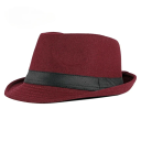 Herrehat Elegant tilbehør til et formelt jakkesæt Klassisk form Stilfuld og moderigtig hat til bryllupper, baller og fester 3