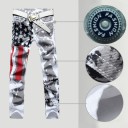 Herrejeans med amerikansk flag 13