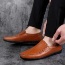 Herreloafers i læder J2124 5