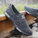 Herreloafers i lærred J1498 6