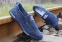 Herreloafers i lærred J1498 5
