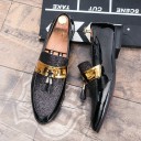 Herreloafers med glimmer J1534 2