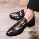 Herreloafers med hæl J1488 4