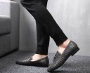 Herreloafers med mønster J2156 4
