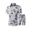 Herremodesæt - Skjorte og shorts J3370 15