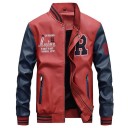 Herren-Baseball-Lederjacke J2038 13