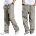 Herren Cargohose Baumwolle Freizeithose Arbeitshose Sommerhose Frühling Outdoorhose Bequeme Hose mit Taschen 2