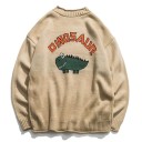 Herren-Dinosaurierpullover F191 2