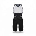 Herren Fahrradsatz Trägershirt ohne Ärmel und Shorts Reißverschluss vorne Elastisches Material 80 % Polyester und 20 % Spandex 1