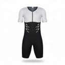 Herren Fahrradset Trikot mit kurzen Ärmeln und Shorts Reißverschluss vorne Elastisches Material 80 % Polyester und 20 % Spandex 1