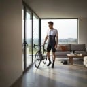 Herren Fahrradset Trikot mit kurzen Ärmeln und Shorts Reißverschluss vorne Elastisches Material 80 % Polyester und 20 % Spandex 9