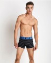 Herren gestreifte Boxershorts A2431 1