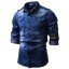 Herren-Jeanshemd F567 4